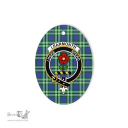 Learmonth Scottish Clan Plaid Ornament Gift. Christmas Tree Ornament Learmonth Clan Tartan Ornament,  ceramic ornament, personalized christmas ornaments, christmas tree ornaments, christmas door decorations, Plaid Ornament, Tartan Ceramic Ornament