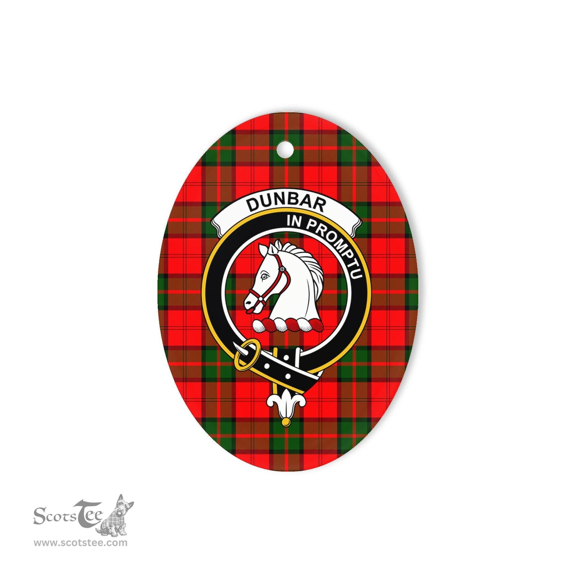 Dunbar Scottish Clan Plaid Ornament Gift. Christmas Tree Ornament Dunbar Clan Tartan Ornament,  ceramic ornament, personalized christmas ornaments, christmas tree ornaments, christmas door decorations, Plaid Ornament, Tartan Ceramic Ornament