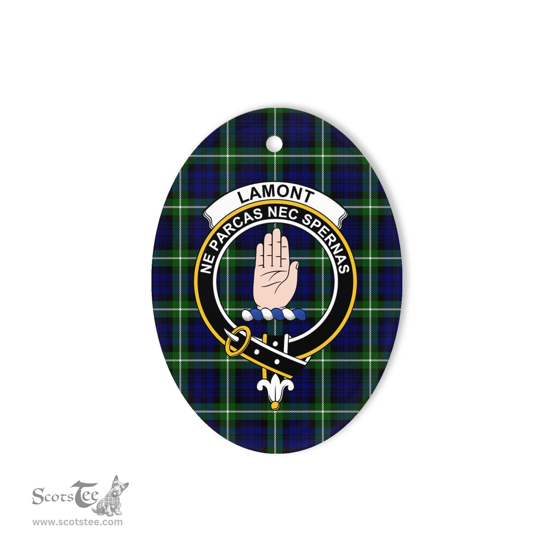 Lamont Scottish Clan Plaid Ornament Gift. Christmas Tree Ornament Lamont Clan Tartan Ornament,  ceramic ornament, personalized christmas ornaments, christmas tree ornaments, christmas door decorations, Plaid Ornament, Tartan Ceramic Ornament