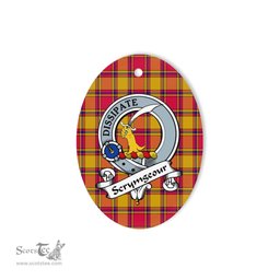 Scrymgeour Scottish Clan Badge Plaid Ornament Gift. Christmas Tree Ornament Scrymgeour Tartan Ornament,  ceramic ornament, personalized christmas ornaments, christmas tree ornaments, christmas door decorations, Plaid Ornament, Tartan Ceramic Ornament