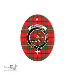 MacAuley Scottish Clan Plaid Ornament Gift. Christmas Tree Ornament MacAuley Clan Tartan Ornament,  ceramic ornament, personalized christmas ornaments, christmas tree ornaments, christmas door decorations, Plaid Ornament, Tartan Ceramic Ornament