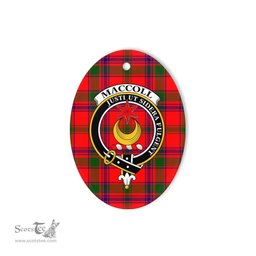 MacColl Scottish Clan Plaid Ornament Gift. Christmas Tree Ornament MacColl Clan Tartan Ornament,  ceramic ornament, personalized christmas ornaments, christmas tree ornaments, christmas door decorations, Plaid Ornament, Tartan Ceramic Ornament
