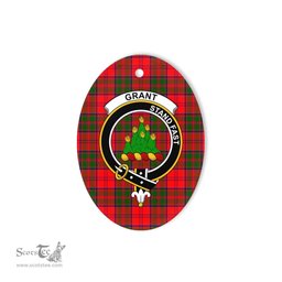 Grant Scottish Clan Plaid Ornament Gift. Christmas Tree Ornament Grant Clan Tartan Ornament,  ceramic ornament, personalized christmas ornaments, christmas tree ornaments, christmas door decorations, Plaid Ornament, Tartan Ceramic Ornament