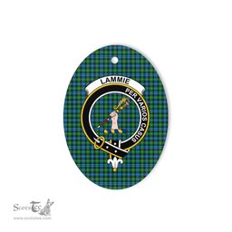 Lammie Scottish Clan Plaid Ornament Gift. Christmas Tree Ornament Lammie Clan Tartan Ornament,  ceramic ornament, personalized christmas ornaments, christmas tree ornaments, christmas door decorations, Plaid Ornament, Tartan Ceramic Ornament