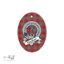 MacBain Scottish Clan Badge Plaid Ornament Gift. Christmas Tree Ornament MacBain Tartan Ornament,  ceramic ornament, personalized christmas ornaments, christmas tree ornaments, christmas door decorations, Plaid Ornament, Tartan Ceramic Ornament