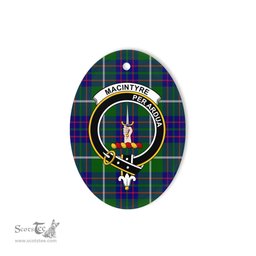 MacIntyre Scottish Clan Plaid Ornament Gift. Christmas Tree Ornament MacIntyre Clan Tartan Ornament,  ceramic ornament, personalized christmas ornaments, christmas tree ornaments, christmas door decorations, Plaid Ornament, Tartan Ceramic Ornament