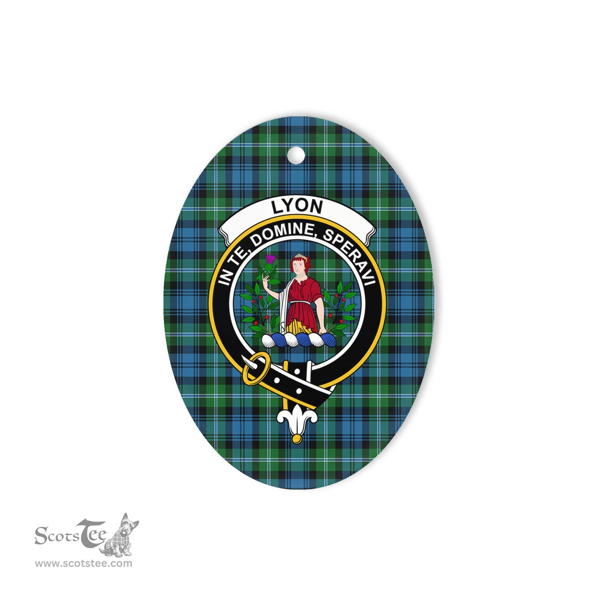 Lyon Scottish Clan Plaid Ornament Gift. Christmas Tree Ornament Lyon Clan Tartan Ornament,  ceramic ornament, personalized christmas ornaments, christmas tree ornaments, christmas door decorations, Plaid Ornament, Tartan Ceramic Ornament