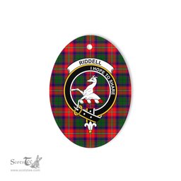 Riddell Scottish Clan Plaid Ornament Gift. Christmas Tree Ornament Riddell Clan Tartan Ornament,  ceramic ornament, personalized christmas ornaments, christmas tree ornaments, christmas door decorations, Plaid Ornament, Tartan Ceramic Ornament
