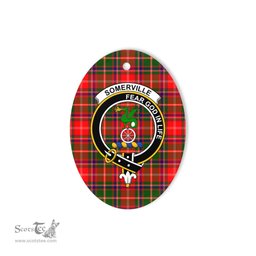 Somerville Scottish Clan Plaid Ornament Gift. Christmas Tree Ornament Somerville Clan Tartan Ornament,  ceramic ornament, personalized christmas ornaments, christmas tree ornaments, christmas door decorations, Plaid Ornament, Tartan Ceramic Ornament