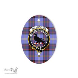 Rutherford Scottish Clan Plaid Ornament Gift. Christmas Tree Ornament Rutherford Clan Tartan Ornament,  ceramic ornament, personalized christmas ornaments, christmas tree ornaments, christmas door decorations, Plaid Ornament, Tartan Ceramic Ornament