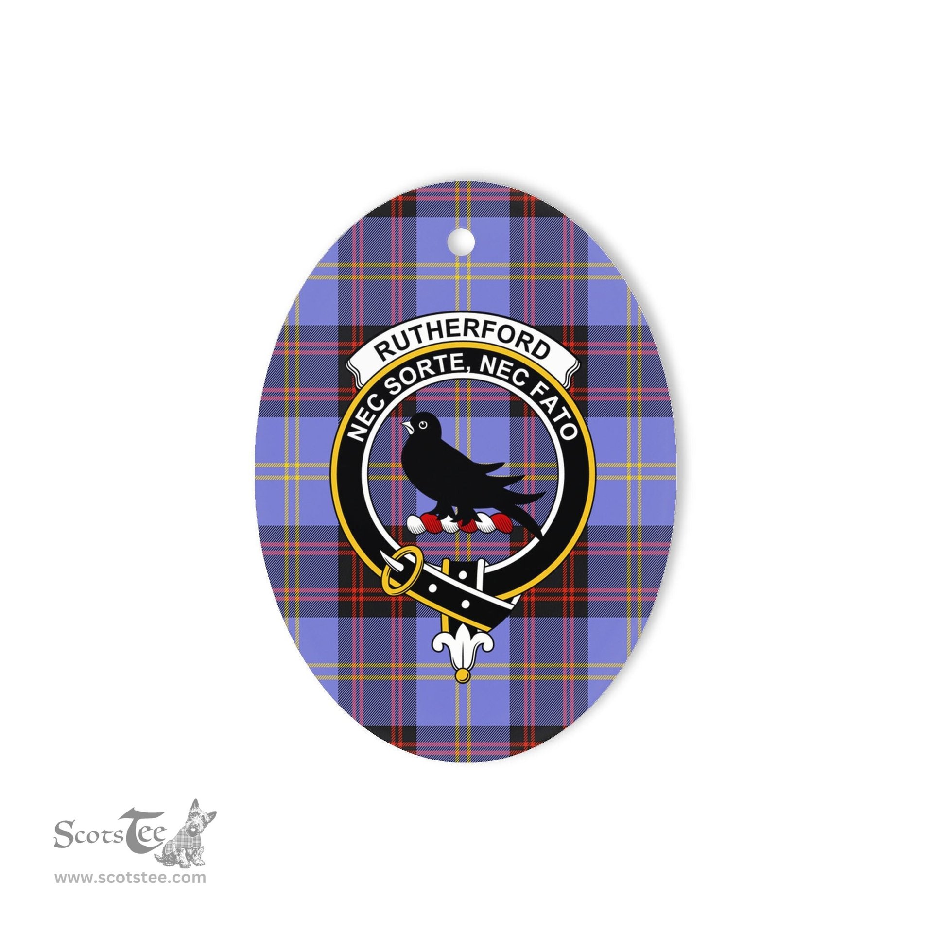 Rutherford Scottish Clan Plaid Ornament Gift. Christmas Tree Ornament Rutherford Clan Tartan Ornament,  ceramic ornament, personalized christmas ornaments, christmas tree ornaments, christmas door decorations, Plaid Ornament, Tartan Ceramic Ornament