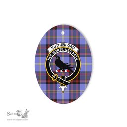 Rutherford Scottish Clan Plaid Ornament Gift. Christmas Tree Ornament Rutherford Clan Tartan Ornament,  ceramic ornament, personalized christmas ornaments, christmas tree ornaments, christmas door decorations, Plaid Ornament, Tartan Ceramic Ornament