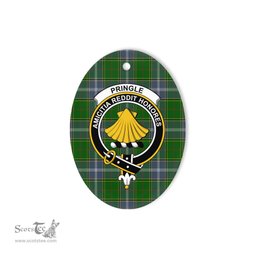 Pringle Scottish Clan Plaid Ornament Gift. Christmas Tree Ornament Pringle Clan Tartan Ornament,  ceramic ornament, personalized christmas ornaments, christmas tree ornaments, christmas door decorations, Plaid Ornament, Tartan Ceramic Ornament
