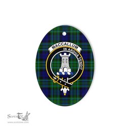 MacCallum Scottish Clan Plaid Ornament Gift. Christmas Tree Ornament MacCallum Clan Tartan Ornament,  ceramic ornament, personalized christmas ornaments, christmas tree ornaments, christmas door decorations, Plaid Ornament, Tartan Ceramic Ornament