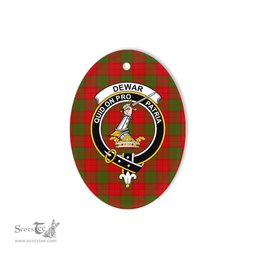 Dewar Scottish Clan Plaid Ornament Gift. Christmas Tree Ornament Dewar Clan Tartan Ornament,  ceramic ornament, personalized christmas ornaments, christmas tree ornaments, christmas door decorations, Plaid Ornament, Tartan Ceramic Ornament