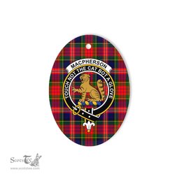 Macpherson Scottish Clan Plaid Ornament Gift. Christmas Tree Ornament Macpherson Clan Tartan Ornament,  ceramic ornament, personalized christmas ornaments, christmas tree ornaments, christmas door decorations, Plaid Ornament, Tartan Ceramic Ornament