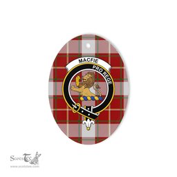 MacFie Scottish Clan Plaid Ornament Gift. Christmas Tree Ornament MacFie Clan Tartan Ornament,  ceramic ornament, personalized christmas ornaments, christmas tree ornaments, christmas door decorations, Plaid Ornament, Tartan Ceramic Ornament