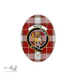 MacFie Scottish Clan Plaid Ornament Gift. Christmas Tree Ornament MacFie Clan Tartan Ornament,  ceramic ornament, personalized christmas ornaments, christmas tree ornaments, christmas door decorations, Plaid Ornament, Tartan Ceramic Ornament