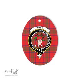Ross Scottish Clan Plaid Ornament Gift. Christmas Tree Ornament Ross Clan Tartan Ornament,  ceramic ornament, personalized christmas ornaments, christmas tree ornaments, christmas door decorations, Plaid Ornament, Tartan Ceramic Ornament