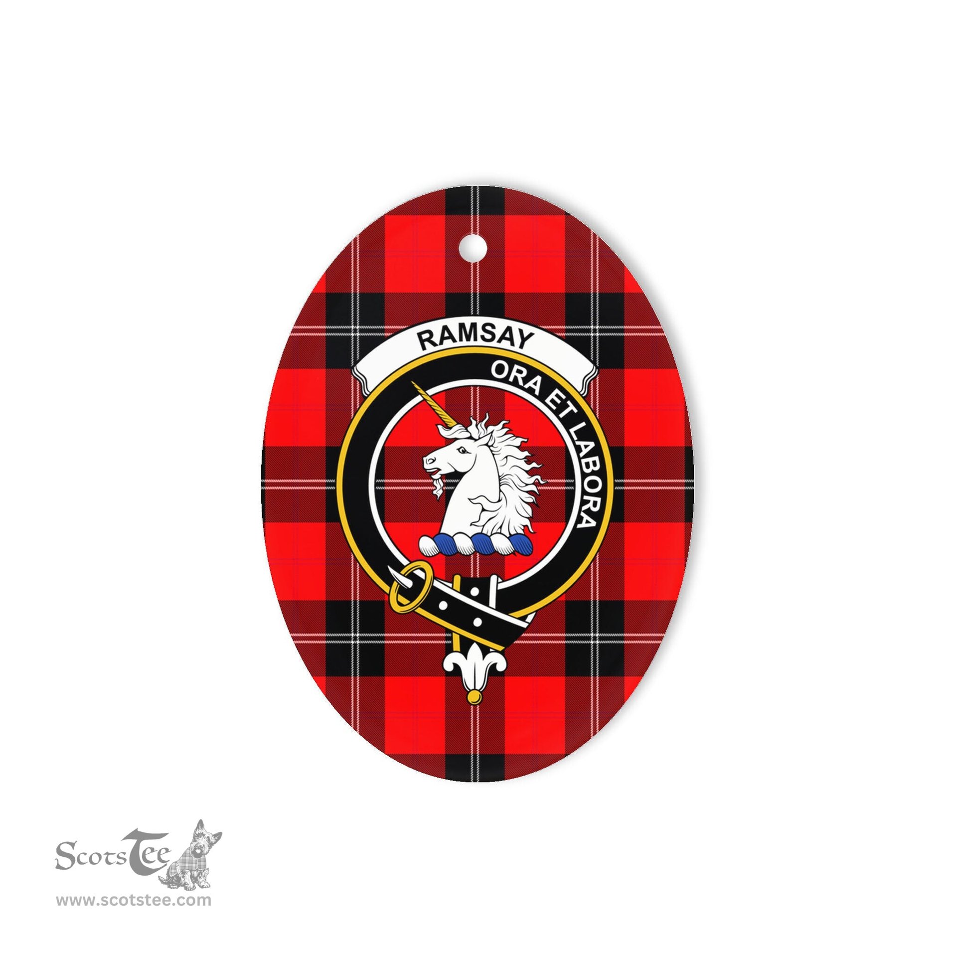 Ramsay Scottish Clan Plaid Ornament Gift. Christmas Tree Ornament Ramsay Clan Tartan Ornament,  ceramic ornament, personalized christmas ornaments, christmas tree ornaments, christmas door decorations, Plaid Ornament, Tartan Ceramic Ornament