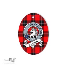 Ramsay Scottish Clan Badge Plaid Ornament Gift. Christmas Tree Ornament Ramsay Tartan Ornament,  ceramic ornament, personalized christmas ornaments, christmas tree ornaments, christmas door decorations, Plaid Ornament, Tartan Ceramic Ornament