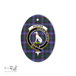 Hunter Scottish Clan Plaid Ornament Gift. Christmas Tree Ornament Hunter Clan Tartan Ornament,  ceramic ornament, personalized christmas ornaments, christmas tree ornaments, christmas door decorations, Plaid Ornament, Tartan Ceramic Ornament