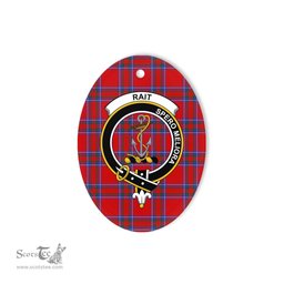 Rait Scottish Clan Plaid Ornament Gift. Christmas Tree Ornament Rait Clan Tartan Ornament,  ceramic ornament, personalized christmas ornaments, christmas tree ornaments, christmas door decorations, Plaid Ornament, Tartan Ceramic Ornament