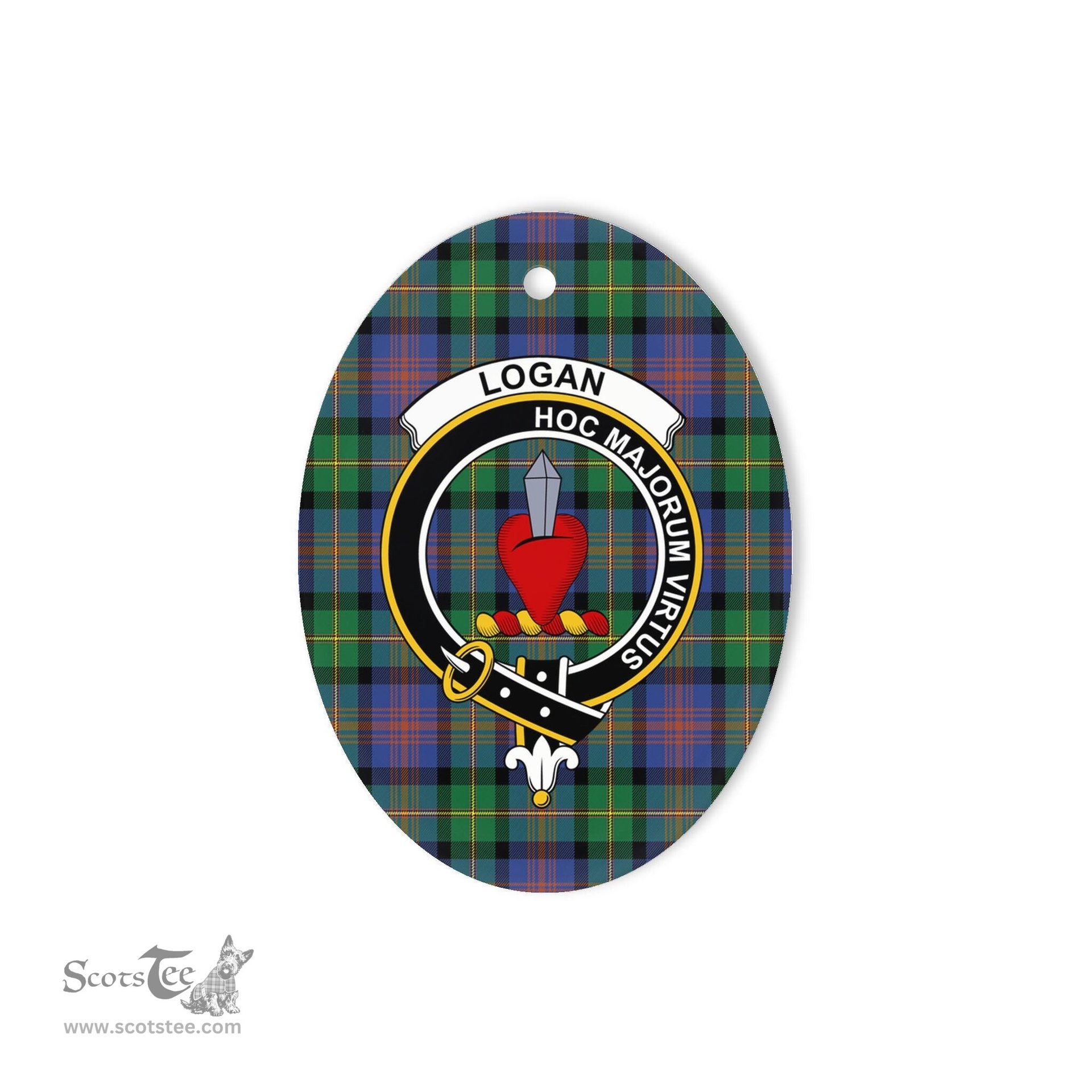 Logan Scottish Clan Plaid Ornament Gift. Christmas Tree Ornament Logan Clan Tartan Ornament,  ceramic ornament, personalized christmas ornaments, christmas tree ornaments, christmas door decorations, Plaid Ornament, Tartan Ceramic Ornament