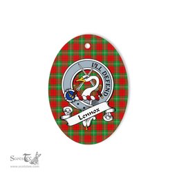 Lennox Scottish Clan Badge Plaid Ornament Gift. Christmas Tree Ornament Lennox Tartan Ornament,  ceramic ornament, personalized christmas ornaments, christmas tree ornaments, christmas door decorations, Plaid Ornament, Tartan Ceramic Ornament