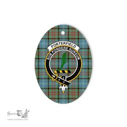 Porterfield Scottish Clan Plaid Ornament Gift. Christmas Tree Ornament Porterfield Clan Tartan Ornament,  ceramic ornament, personalized christmas ornaments, christmas tree ornaments, christmas door decorations, Plaid Ornament, Tartan Ceramic Ornament
