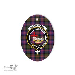 Macdonalds Of Donald Scottish Clan Plaid Ornament Gift. Christmas Tree Ornament Macdonalds Of Donald Clan Tartan Ornament,  ceramic ornament, personalized christmas ornaments, christmas tree ornaments, christmas door decorations, Plaid Ornament, Tartan Ceramic Ornament