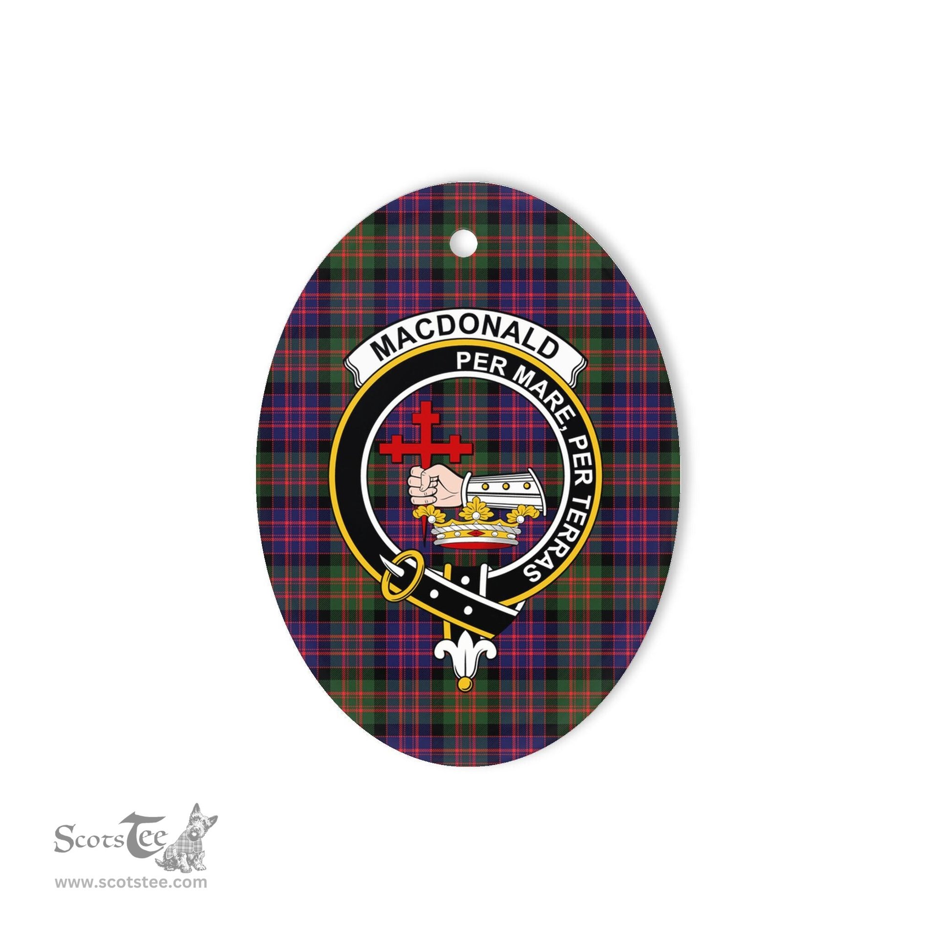 Macdonalds Of Donald Scottish Clan Plaid Ornament Gift. Christmas Tree Ornament Macdonalds Of Donald Clan Tartan Ornament,  ceramic ornament, personalized christmas ornaments, christmas tree ornaments, christmas door decorations, Plaid Ornament, Tartan Ceramic Ornament