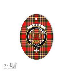 MacGill Scottish Clan Plaid Ornament Gift. Christmas Tree Ornament MacGill Clan Tartan Ornament,  ceramic ornament, personalized christmas ornaments, christmas tree ornaments, christmas door decorations, Plaid Ornament, Tartan Ceramic Ornament