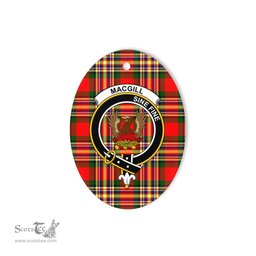 MacGill Scottish Clan Plaid Ornament Gift. Christmas Tree Ornament MacGill Clan Tartan Ornament,  ceramic ornament, personalized christmas ornaments, christmas tree ornaments, christmas door decorations, Plaid Ornament, Tartan Ceramic Ornament