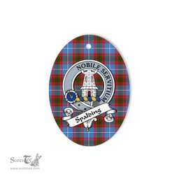 Spalding Scottish Clan Badge Plaid Ornament Gift. Christmas Tree Ornament Spalding Tartan Ornament,  ceramic ornament, personalized christmas ornaments, christmas tree ornaments, christmas door decorations, Plaid Ornament, Tartan Ceramic Ornament