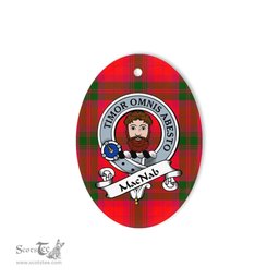 MacNab Scottish Clan Badge Plaid Ornament Gift. Christmas Tree Ornament MacNab Tartan Ornament,  ceramic ornament, personalized christmas ornaments, christmas tree ornaments, christmas door decorations, Plaid Ornament, Tartan Ceramic Ornament