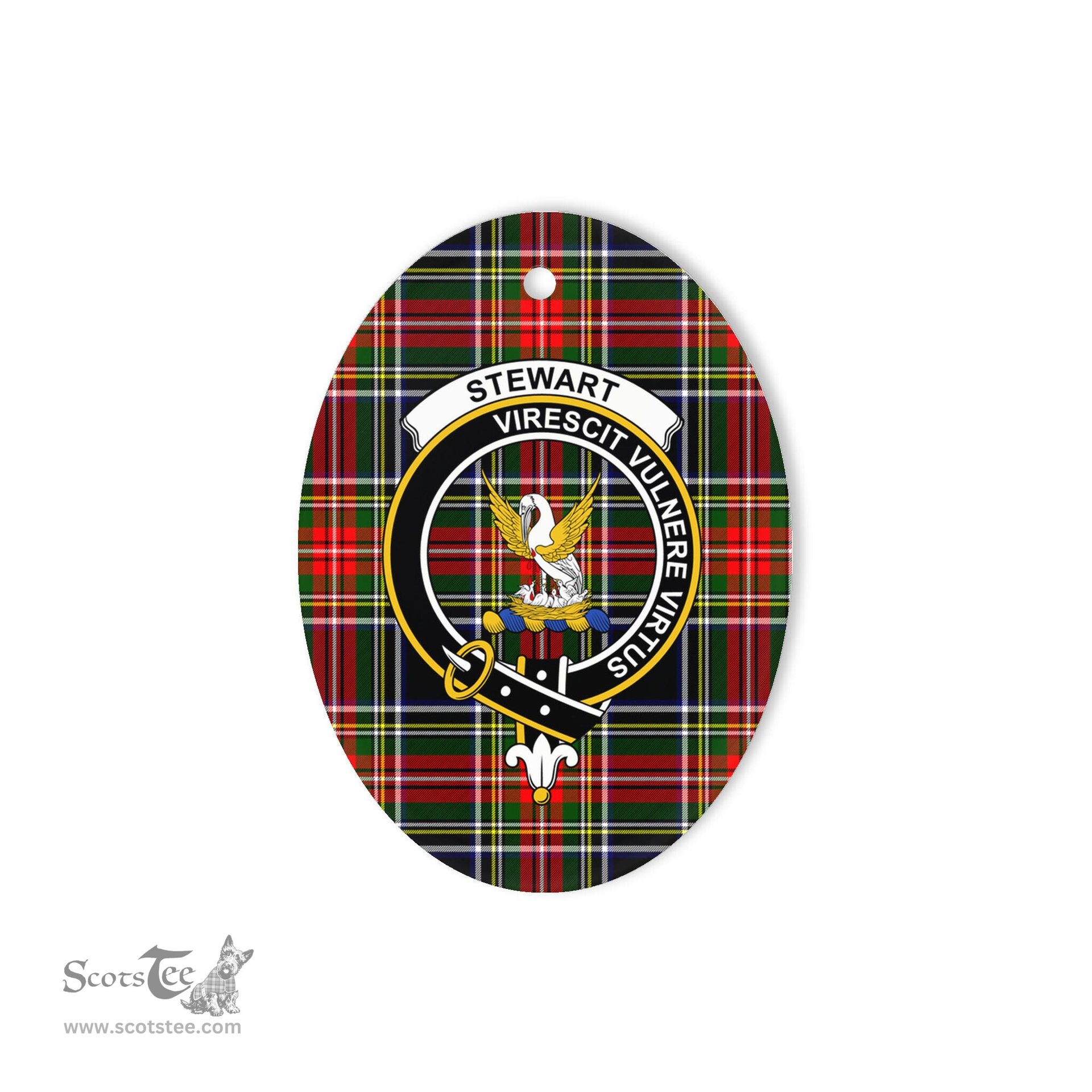 Stewart High Stewards Scottish Clan Plaid Ornament Gift. Christmas Tree Ornament Stewart High Stewards Clan Tartan Ornament,  ceramic ornament, personalized christmas ornaments, christmas tree ornaments, christmas door decorations, Plaid Ornament, Tartan Ceramic Ornament