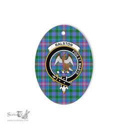 Ralston Scottish Clan Plaid Ornament Gift. Christmas Tree Ornament Ralston Clan Tartan Ornament,  ceramic ornament, personalized christmas ornaments, christmas tree ornaments, christmas door decorations, Plaid Ornament, Tartan Ceramic Ornament