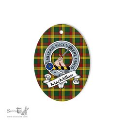 MacMillan Scottish Clan Badge Plaid Ornament Gift. Christmas Tree Ornament MacMillan Tartan Ornament,  ceramic ornament, personalized christmas ornaments, christmas tree ornaments, christmas door decorations, Plaid Ornament, Tartan Ceramic Ornament