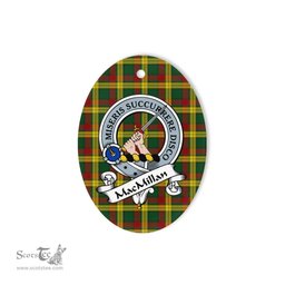 MacMillan Scottish Clan Badge Plaid Ornament Gift. Christmas Tree Ornament MacMillan Tartan Ornament,  ceramic ornament, personalized christmas ornaments, christmas tree ornaments, christmas door decorations, Plaid Ornament, Tartan Ceramic Ornament