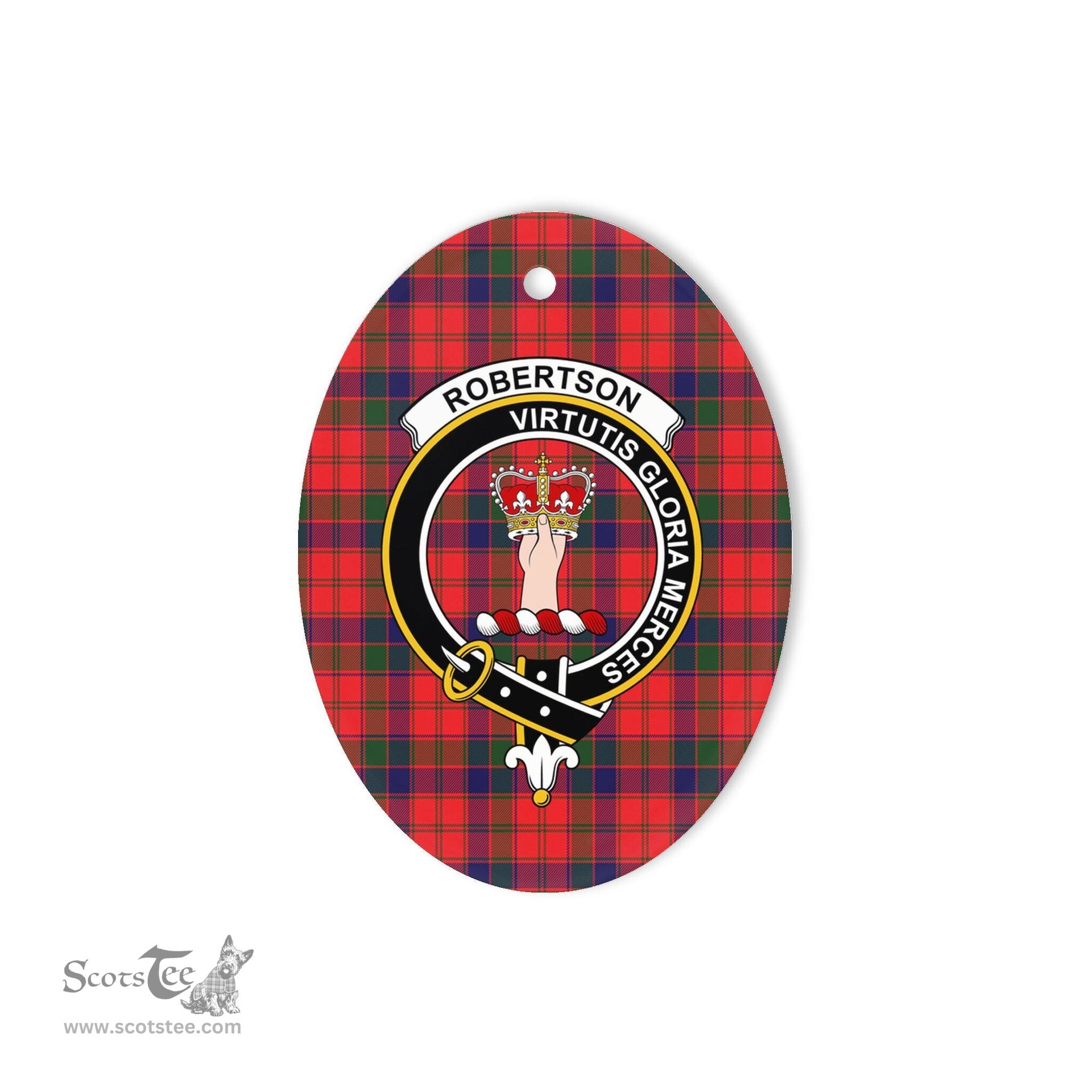 Robertson Scottish Clan Plaid Ornament Gift. Christmas Tree Ornament Robertson Clan Tartan Ornament,  ceramic ornament, personalized christmas ornaments, christmas tree ornaments, christmas door decorations, Plaid Ornament, Tartan Ceramic Ornament