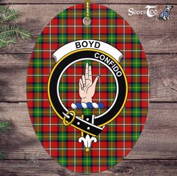 Boyd Scottish Clan Plaid Ornament Gift. Christmas Tree Ornament Boyd Clan Tartan Ornament,  ceramic ornament, personalized christmas ornaments, christmas tree ornaments, christmas door decorations, Plaid Ornament, Tartan Ceramic Ornament