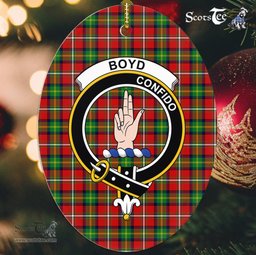 Boyd Scottish Clan Plaid Ornament Gift. Christmas Tree Ornament Boyd Clan Tartan Ornament,  ceramic ornament, personalized christmas ornaments, christmas tree ornaments, christmas door decorations, Plaid Ornament, Tartan Ceramic Ornament