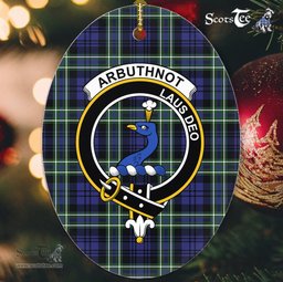 Arbuthnot Scottish Clan Plaid Ornament Gift. Christmas Tree Ornament Arbuthnot Clan Tartan Ornament,  ceramic ornament, personalized christmas ornaments, christmas tree ornaments, christmas door decorations, Plaid Ornament, Tartan Ceramic Ornament
