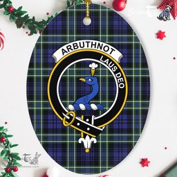 Arbuthnot Scottish Clan Plaid Ornament Gift. Christmas Tree Ornament Arbuthnot Clan Tartan Ornament,  ceramic ornament, personalized christmas ornaments, christmas tree ornaments, christmas door decorations, Plaid Ornament, Tartan Ceramic Ornament