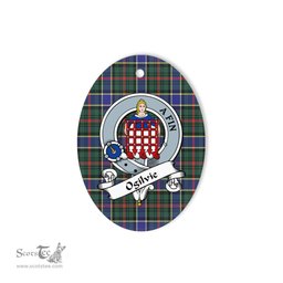 Ogilvie Scottish Clan Badge Plaid Ornament Gift. Christmas Tree Ornament Ogilvie Tartan Ornament,  ceramic ornament, personalized christmas ornaments, christmas tree ornaments, christmas door decorations, Plaid Ornament, Tartan Ceramic Ornament