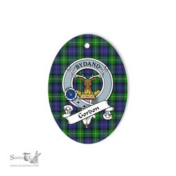 Gordon Scottish Clan Badge Plaid Ornament Gift. Christmas Tree Ornament Gordon Tartan Ornament,  ceramic ornament, personalized christmas ornaments, christmas tree ornaments, christmas door decorations, Plaid Ornament, Tartan Ceramic Ornament
