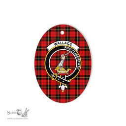 Wallace Scottish Clan Plaid Ornament Gift. Christmas Tree Ornament Wallace Clan Tartan Ornament,  ceramic ornament, personalized christmas ornaments, christmas tree ornaments, christmas door decorations, Plaid Ornament, Tartan Ceramic Ornament