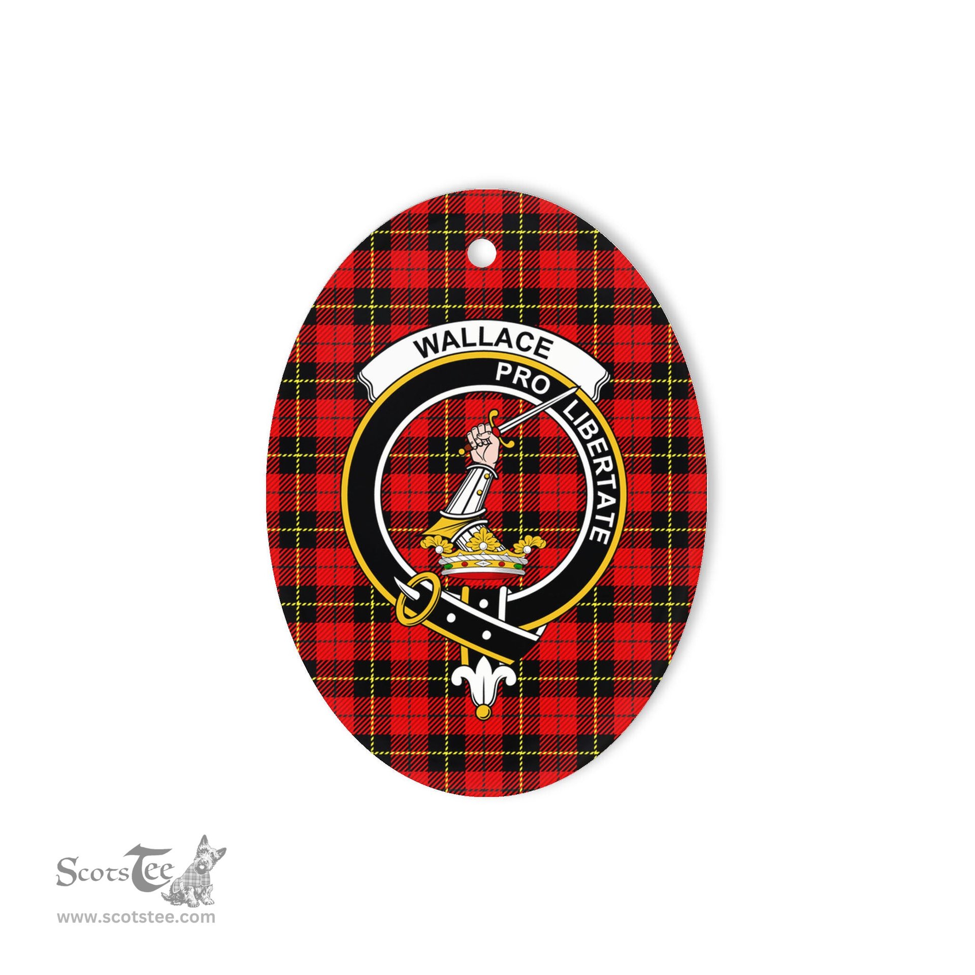 Wallace Scottish Clan Plaid Ornament Gift. Christmas Tree Ornament Wallace Clan Tartan Ornament,  ceramic ornament, personalized christmas ornaments, christmas tree ornaments, christmas door decorations, Plaid Ornament, Tartan Ceramic Ornament
