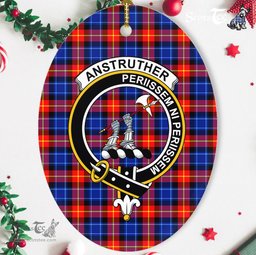 Anstruther Scottish Clan Plaid Ornament Gift. Christmas Tree Ornament Anstruther Clan Tartan Ornament,  ceramic ornament, personalized christmas ornaments, christmas tree ornaments, christmas door decorations, Plaid Ornament, Tartan Ceramic Ornament
